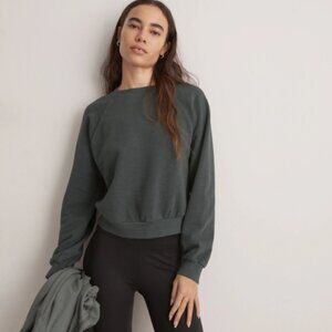 Madewell Raglan Sweatshirt in Dark Palm - SOLD OUT ONLINE